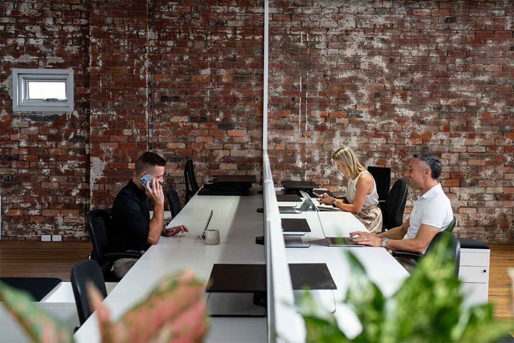Shared office space for the creatives, remote workers, small business owners and work from home rebels. ko&co workhub south melbourne.