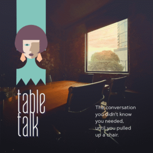 This is Table Talk. Come for the speaker. Stay for the conversation. ko&co workhub south melbourne coworking space